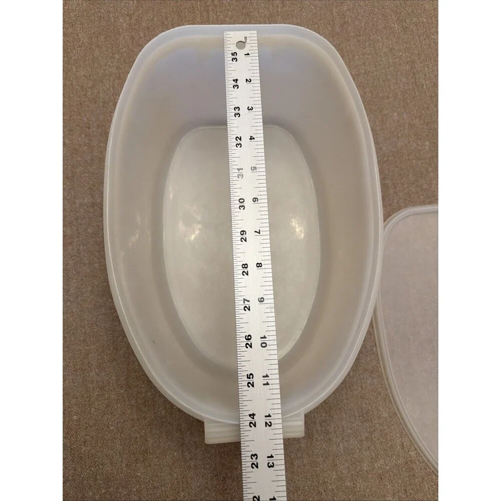Tupperware ROAST FLAVOR SAVER Turkey/Ham/Chicken Keeper #487-1 Vintage 2 W/ Lid